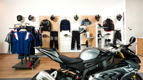 Inside the BMW Motorrad Sky Autohaus showroom Sky Autohaus Khon Kaen